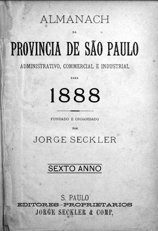 A cidade nos almanaques